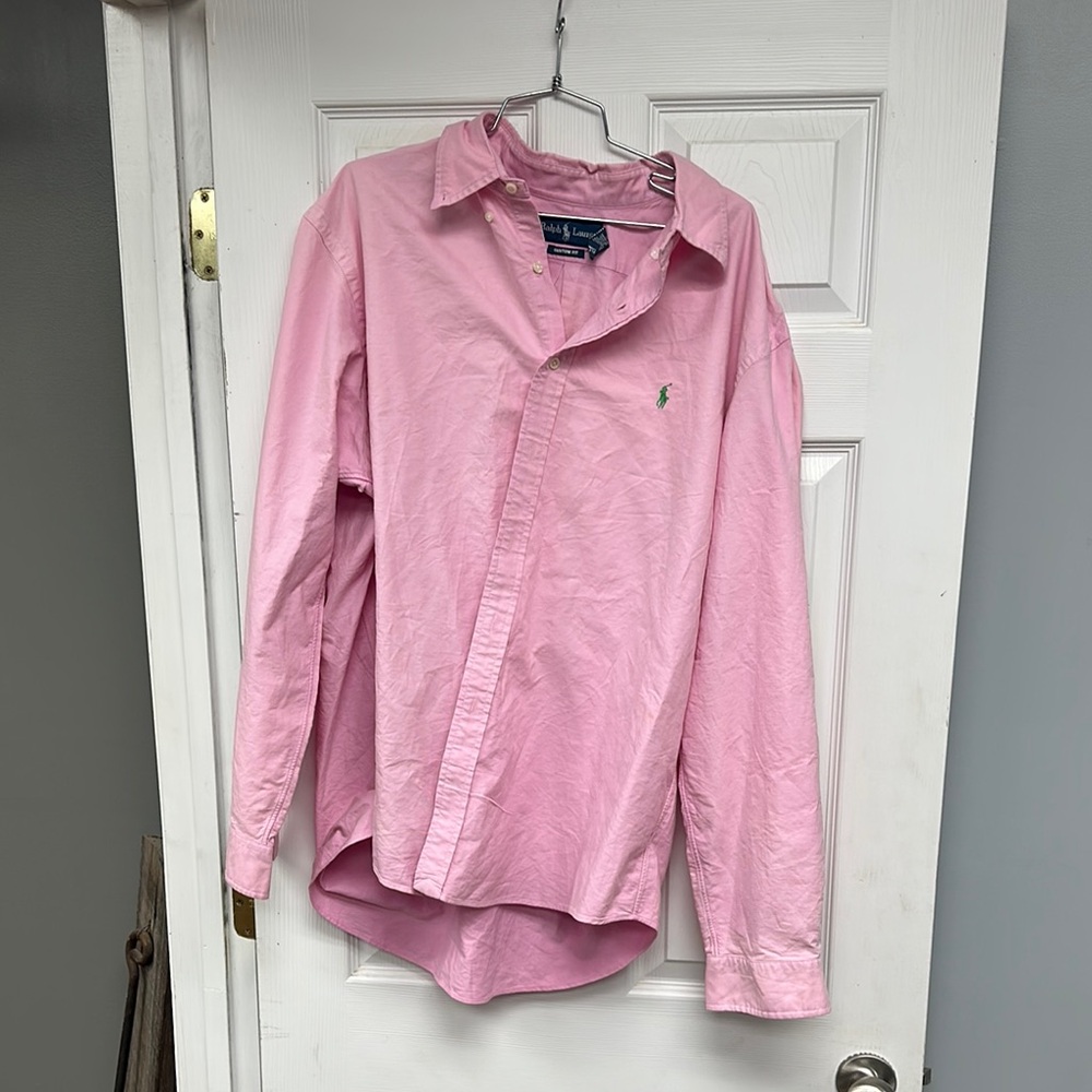 Polo by Ralph Lauren Pink Casual Button Down Shirt